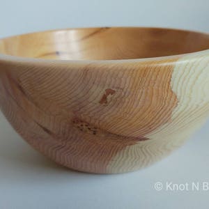 Handcrafted Yew bowl