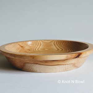 Handturned Yew Dish