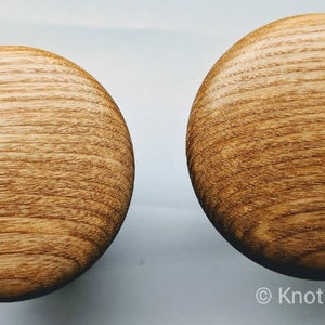 Pair of Oak Coat Hooks