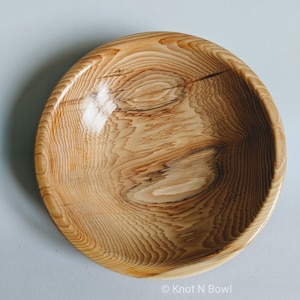 Shallow Yew bowl