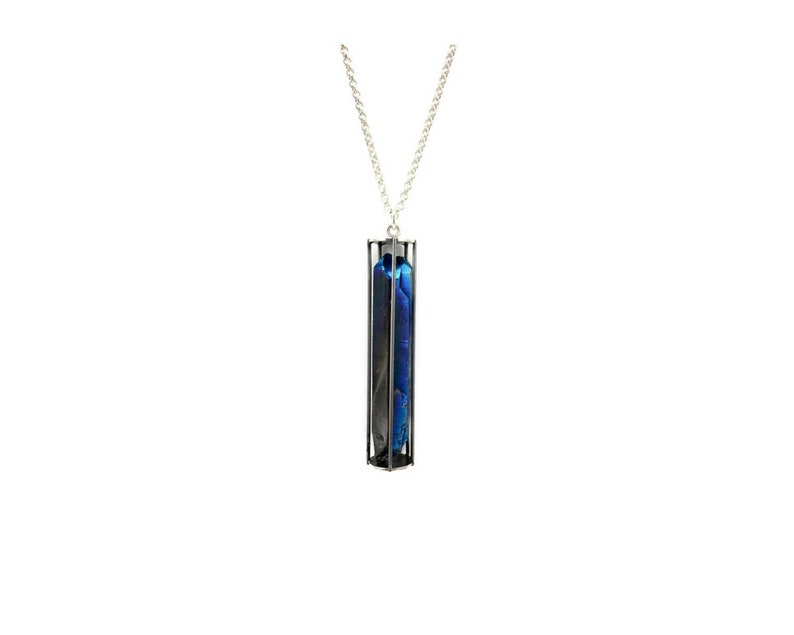 Crystal Necklace-Caged Crystals