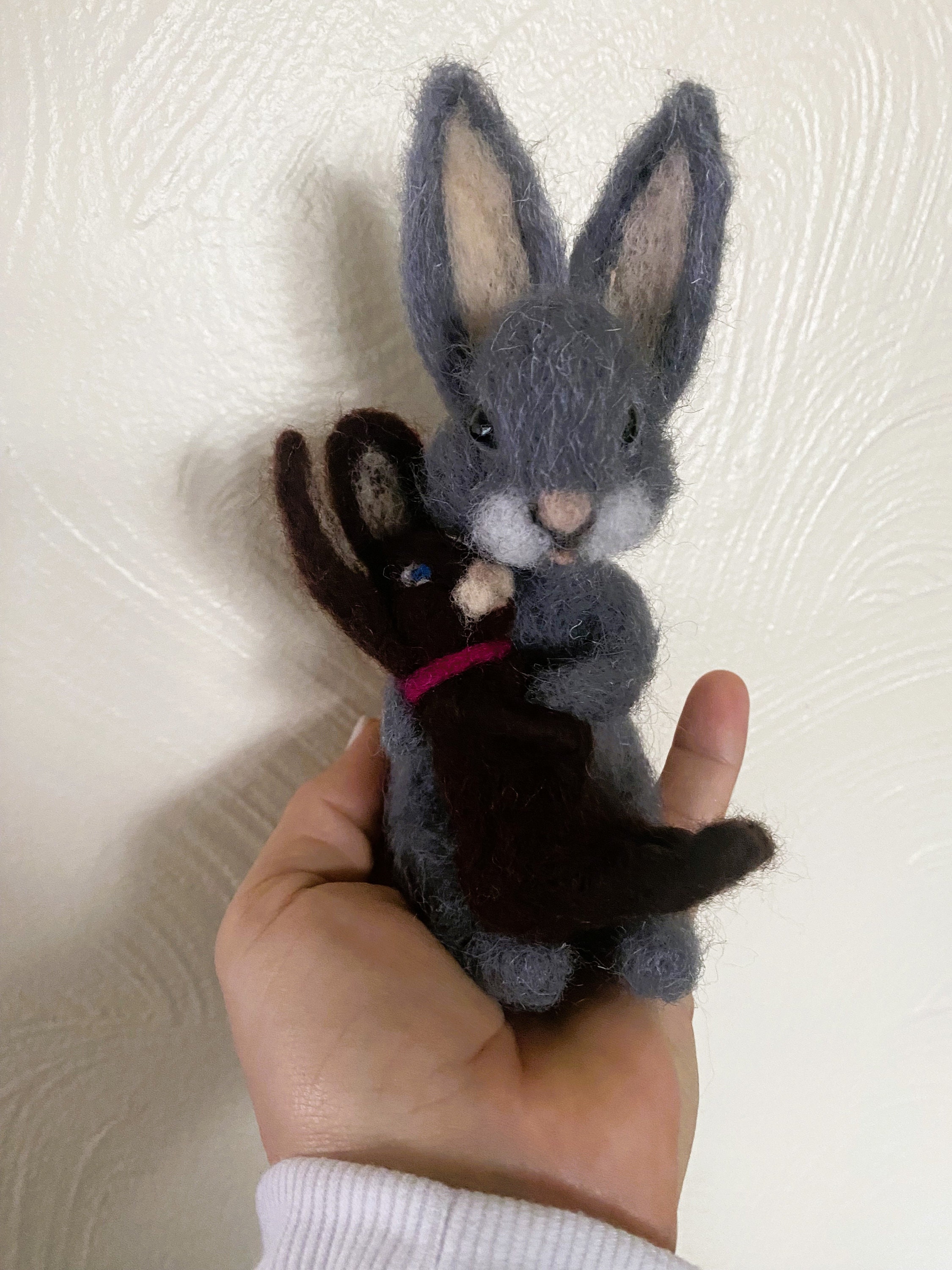 Needle Felted Easter Bunny Rabbit Handmade Gift Wool Bunny Rabbit ...
