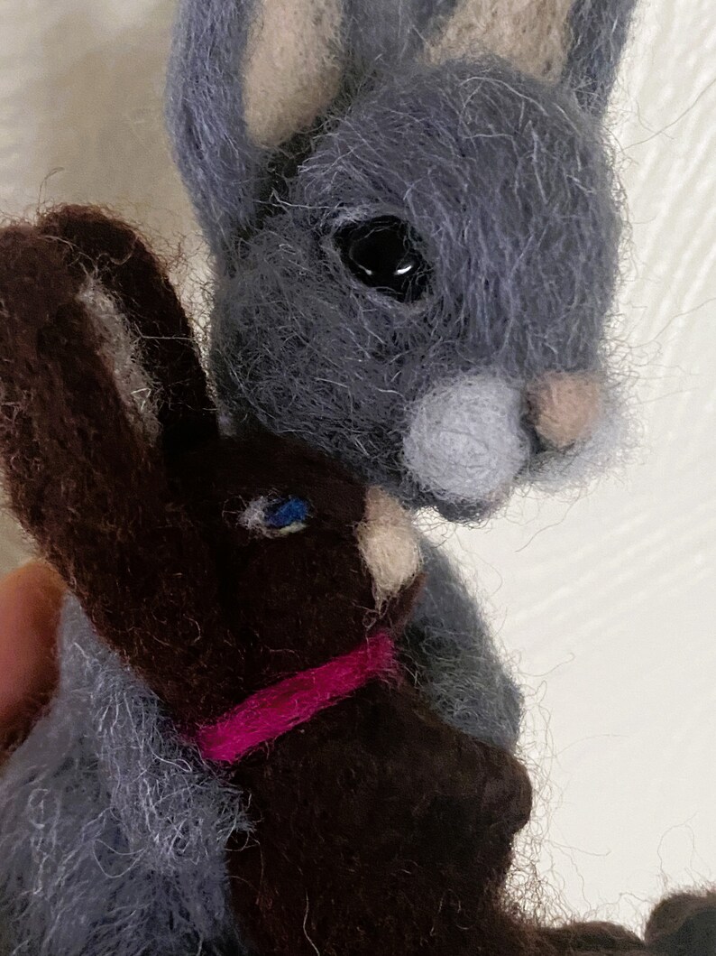 Needle Felted Easter Bunny Rabbit Handmade Gift Wool Bunny Rabbit ...