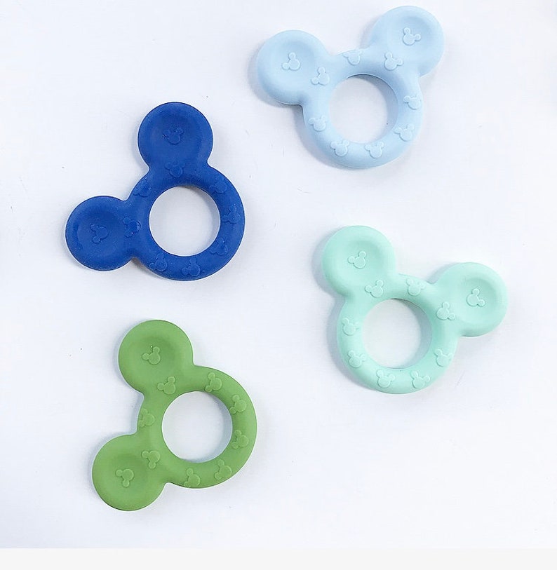 Mickey Teether Silicone Mickey Pendant, Mickey Pendant, - Etsy