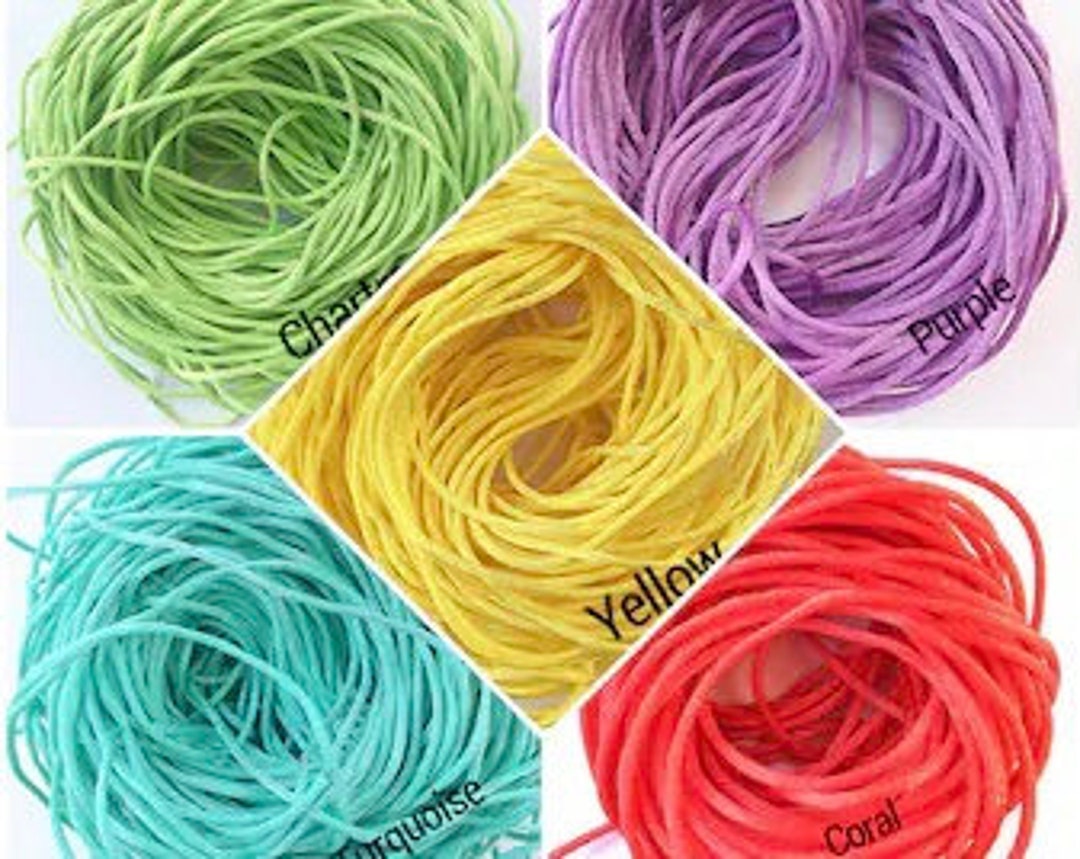 Let's Make-cordón De Nailon Satinado Perfecto Para La Dentición O Collares Sensoriales, 80m, 4
