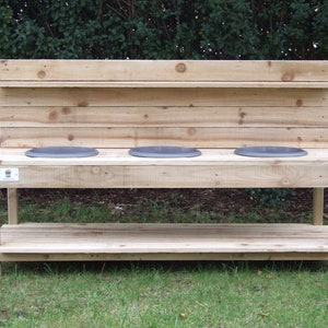 Large Mud Kitchen 3 Bowls CE Marked Free Delivery to UK image 1