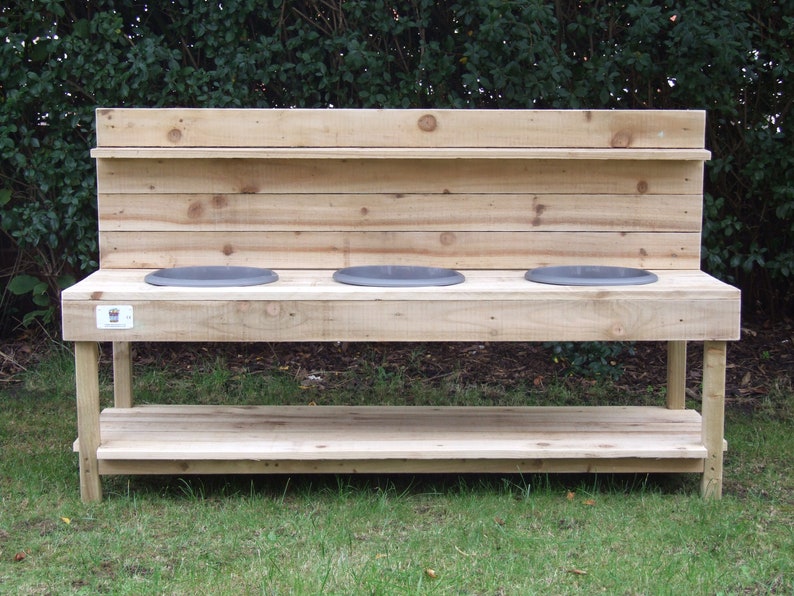 Large Mud Kitchen 3 Bowls CE Marked Free Delivery to UK image 1