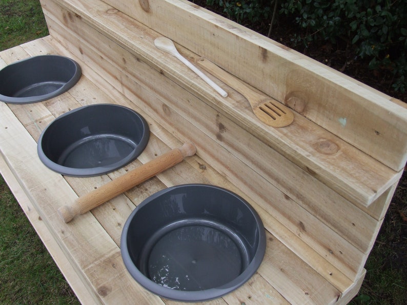 Large Mud Kitchen 3 Bowls CE Marked Free Delivery to UK image 4