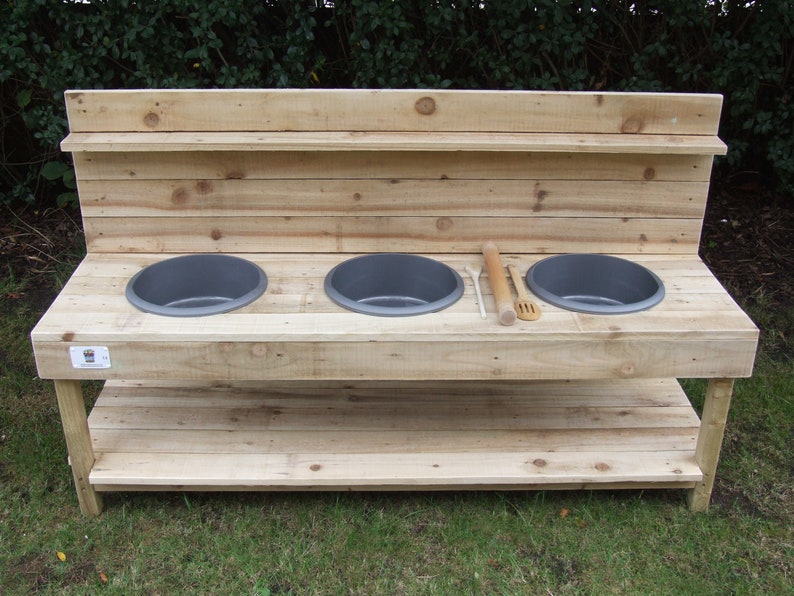 Large Mud Kitchen 3 Bowls CE Marked Free Delivery to UK image 6