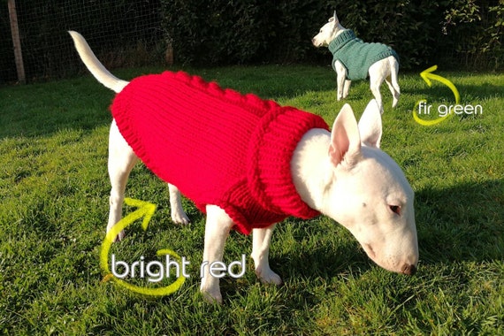 knitted dog jumpers uk