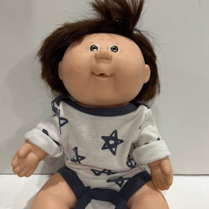 1987 vintage cabbage patch kids splash jointed hard body brown green eyes HM 21