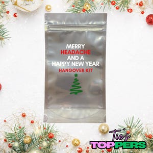 Christmas Hangover Kit Pouch