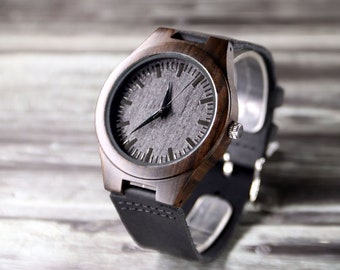 Groomsman Proposal Gifts Wood Watch Wooden Watch Engraved Men Watch Custom Watch For men Wood Watch Groomsmen Gift Personalized Gift for Men