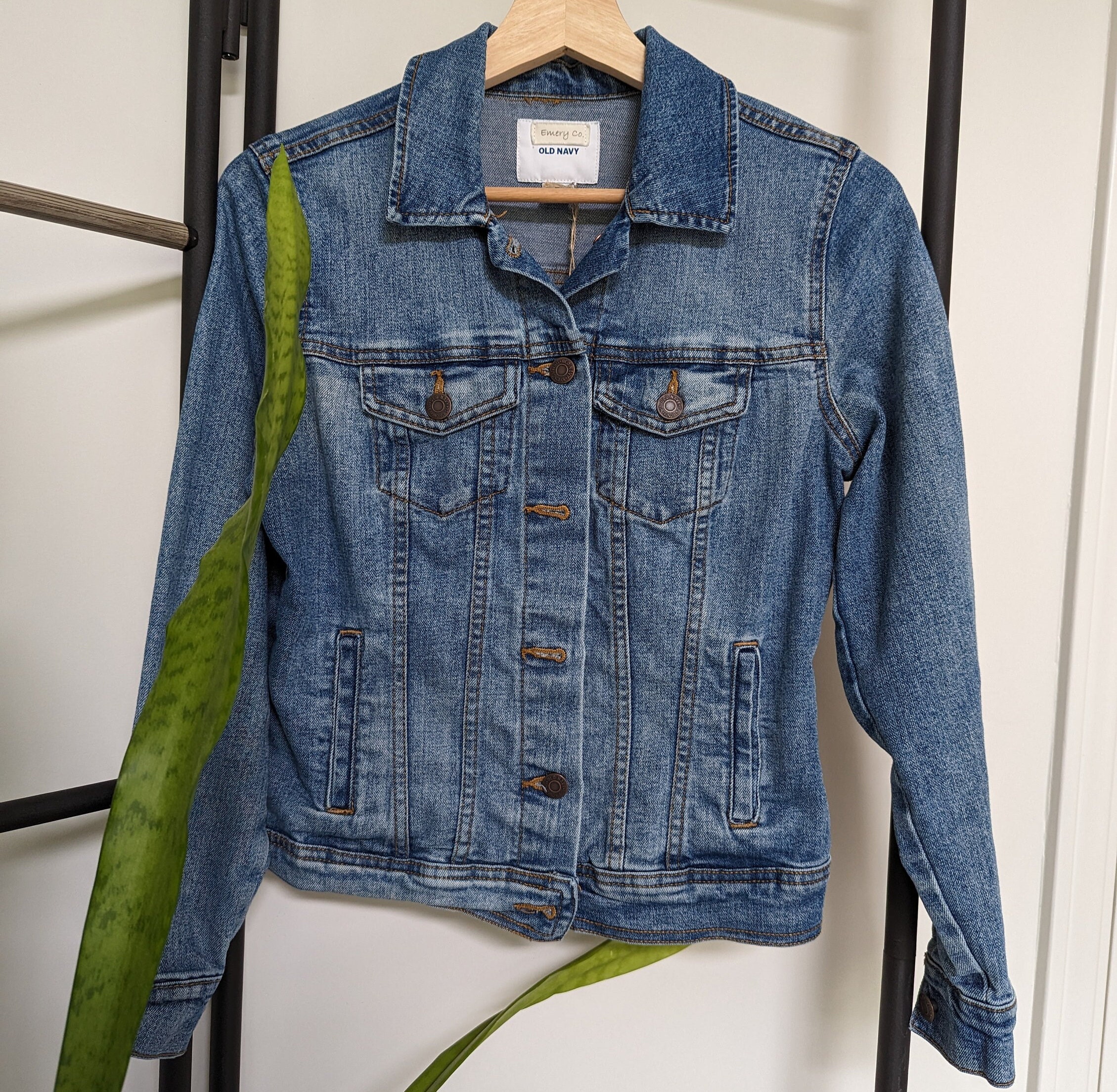 Upcycled Jean Jacket With Quilted Panel, Size XS - Etsy