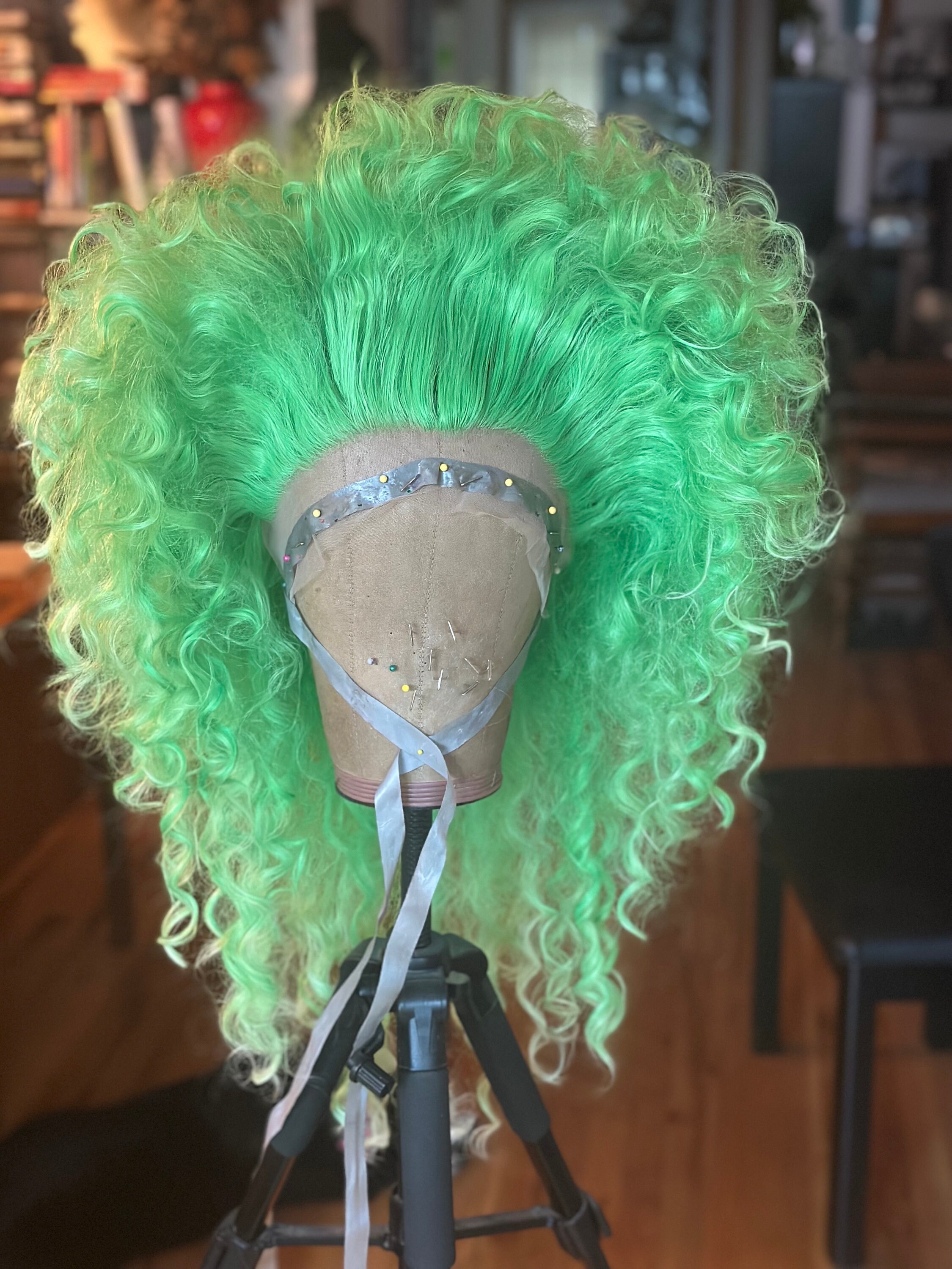 Green top wig beetlejuice