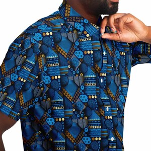 Blue Button Down Shirt, Oxford Shirt,Shirts For Men,Handmade Shirt,Husband Travel Shirt