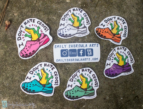 sticker crocs