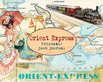 1921 Orient Express london to Istanbul Constantinople Railway Poster A3 Print 1921 Orient Express london to Istanbul Constantinople Railway Poster A3 Print