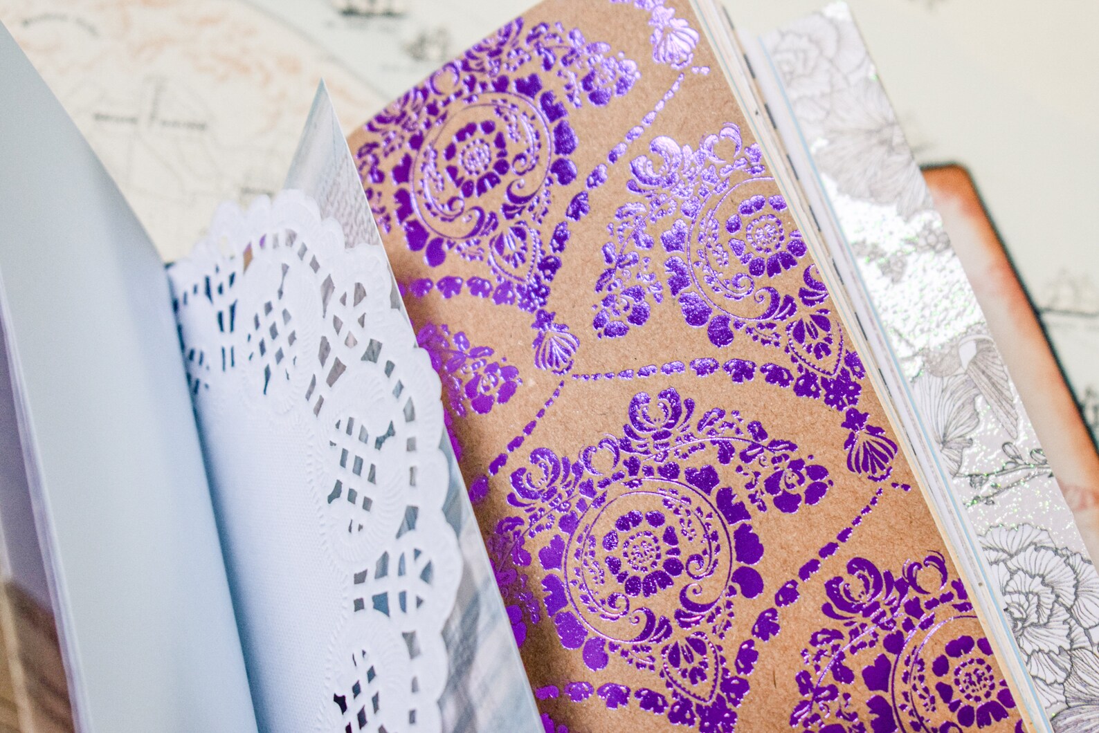 Diario de chatarra de ensueño hecho a mano / Mini cuaderno / | Etsy