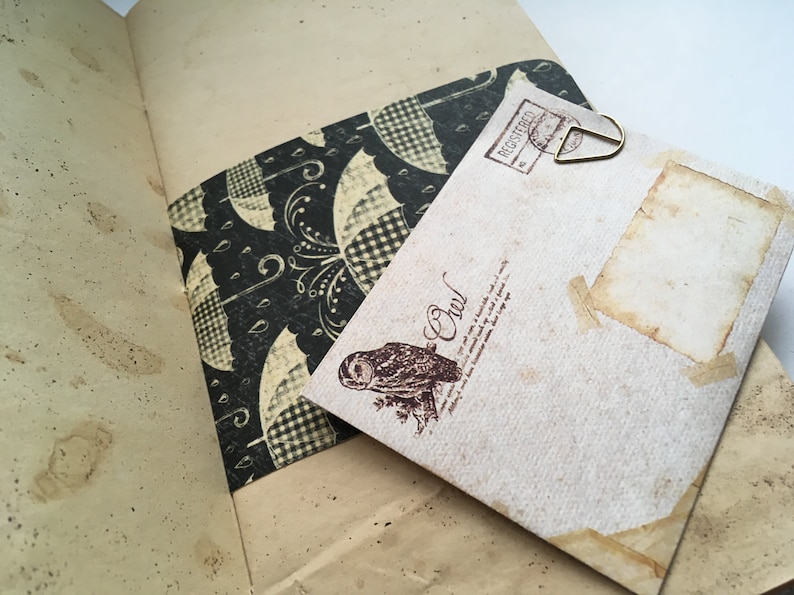 Vintage Junk journal for a dog lover Memory keeper Notebook