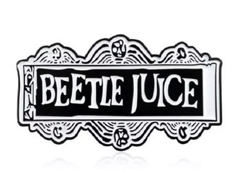 Beetlejuice Logo Pin Badge