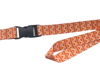 60s Retro Pattern Design Lanyard