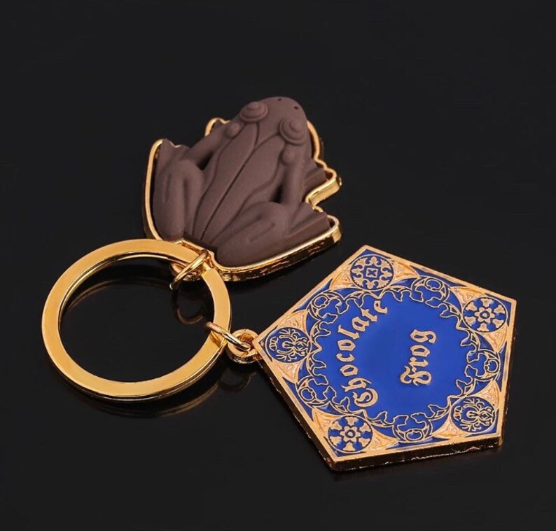Harry Potter Chocolate Frog Keychain Etsy