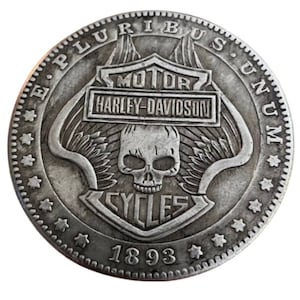 Harley Davidson Cycles Hobo Morgan Coin