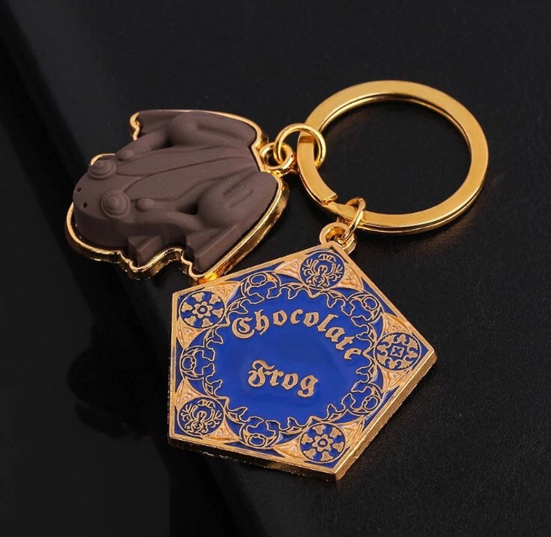 Harry Potter Chocolate Frog Keychain Etsy