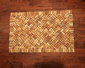 Wine Cork Mat Etsy
