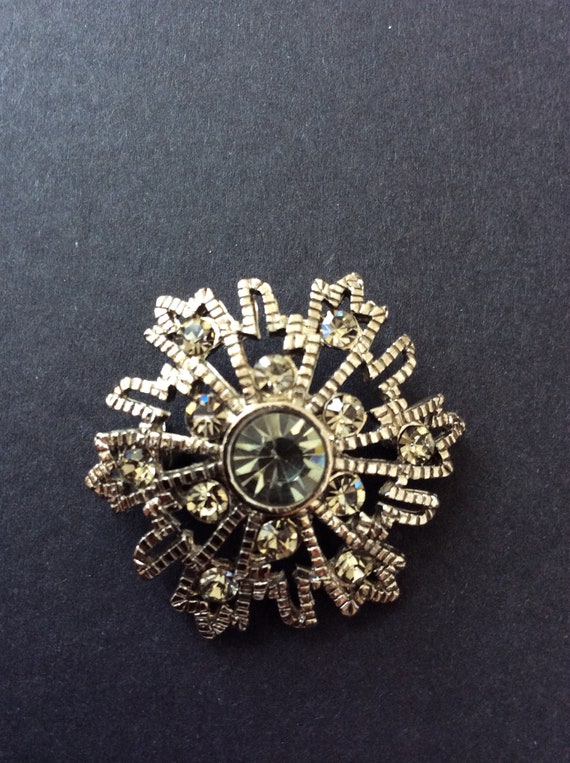 diamante brooch