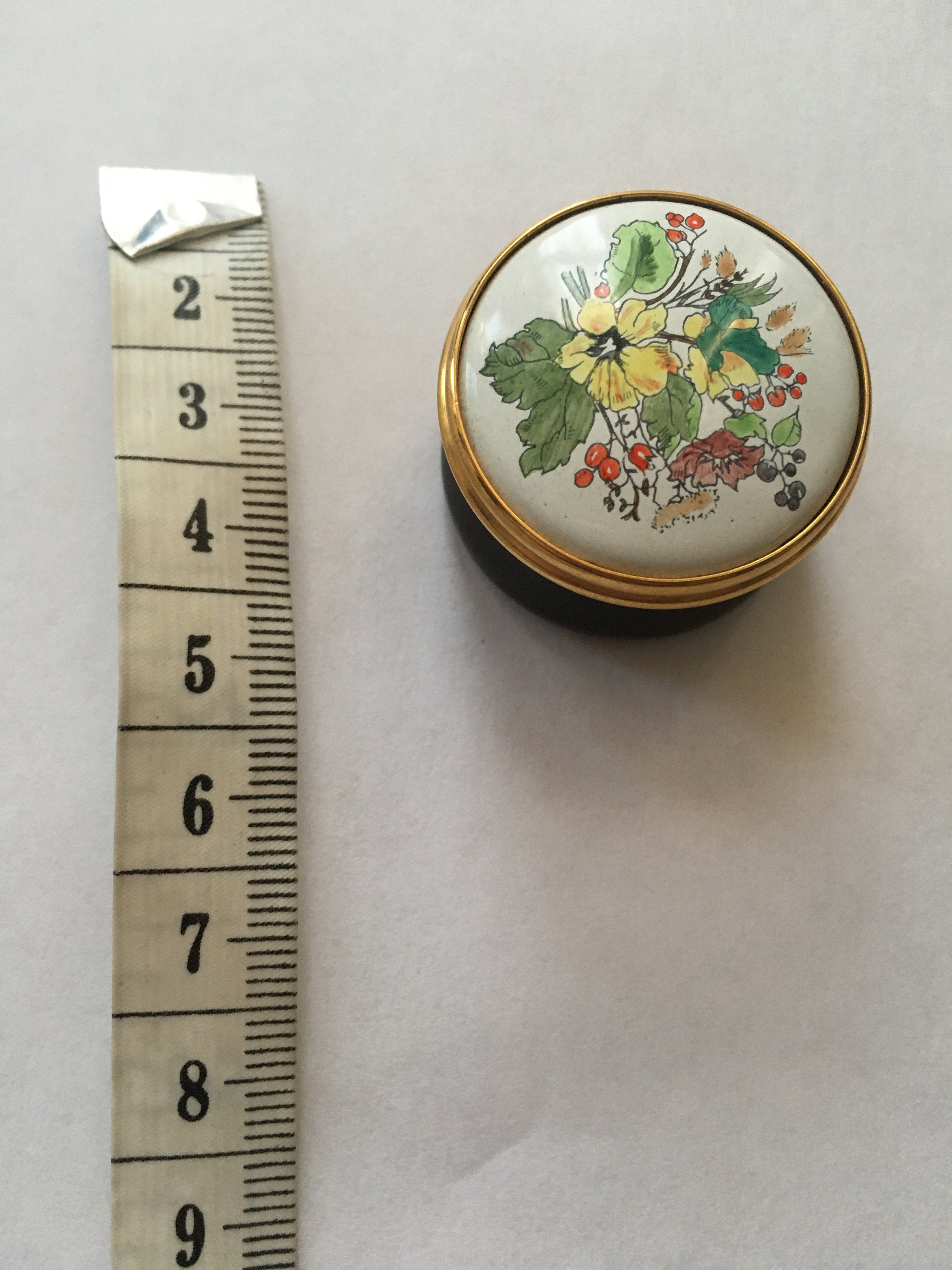 Vintage 'toye, Kenning & Spencer Ltd' Enamel Pill Box [SKU683] - Etsy