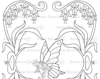 Fairy Kleurboek Etsy