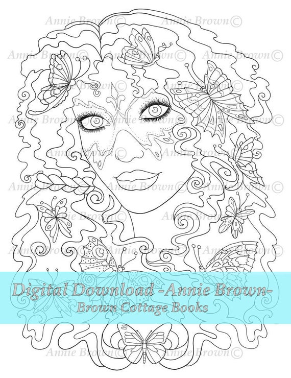 Download Fairy Dream Printable Download Adult Coloring Pages Fantasy Etsy