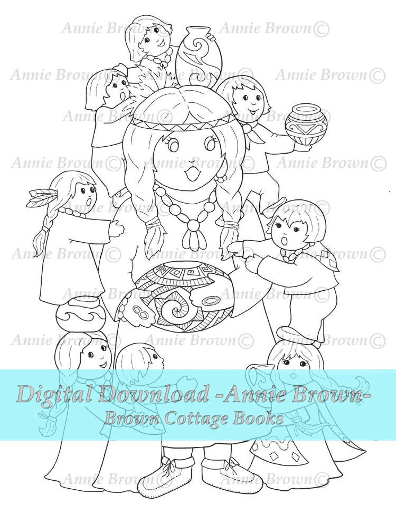Native Southwest Coloring Printable Download Coloring Pages - Etsy