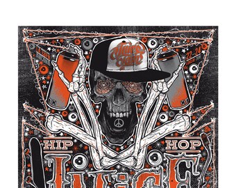 Hip Hop "juice" Festival Gig Poster
