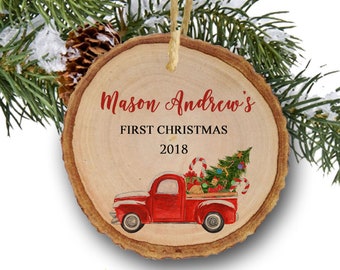 tiffany baby's first christmas ornament