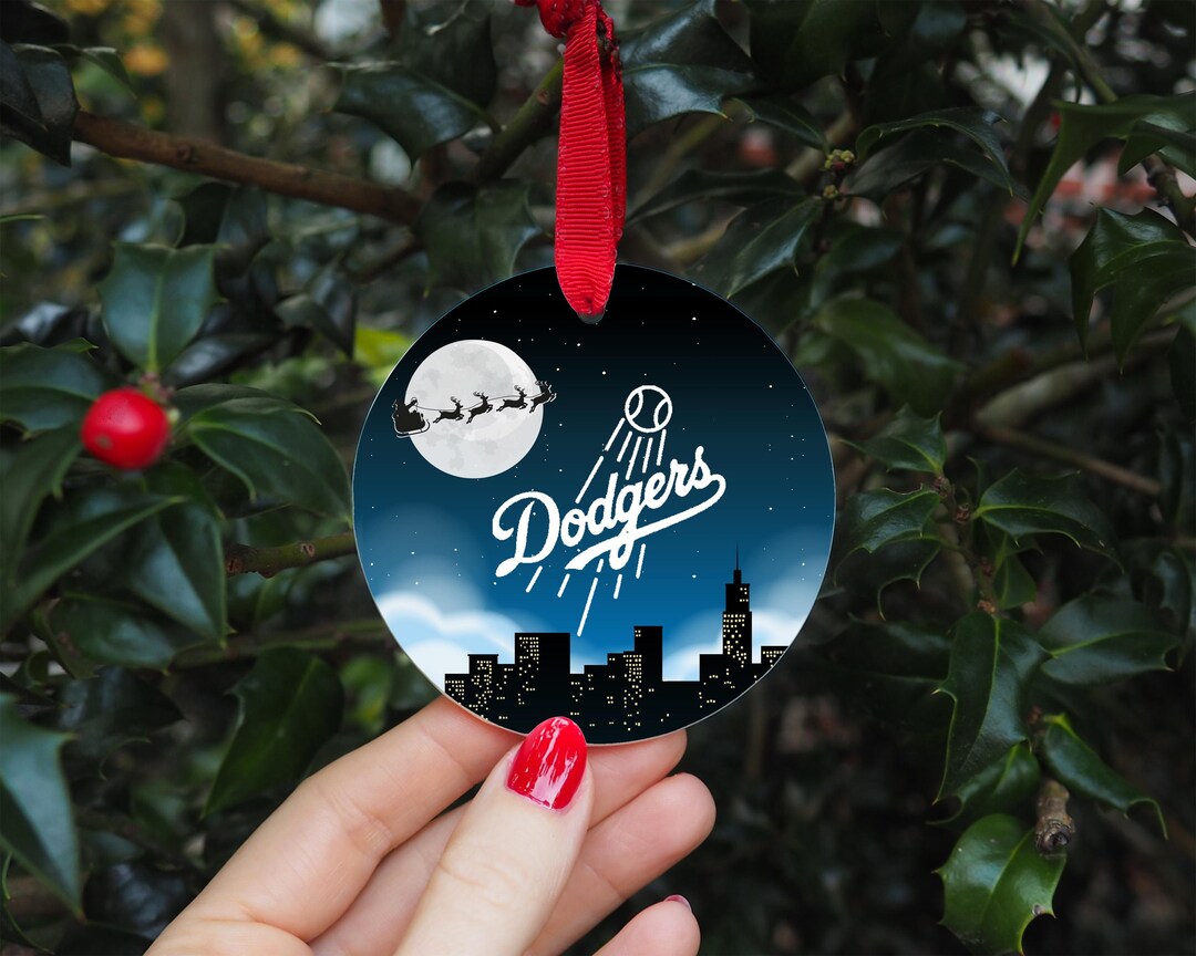 Dodgers World Series 2024 Christmas Ornament, Dodgers Championship ...
