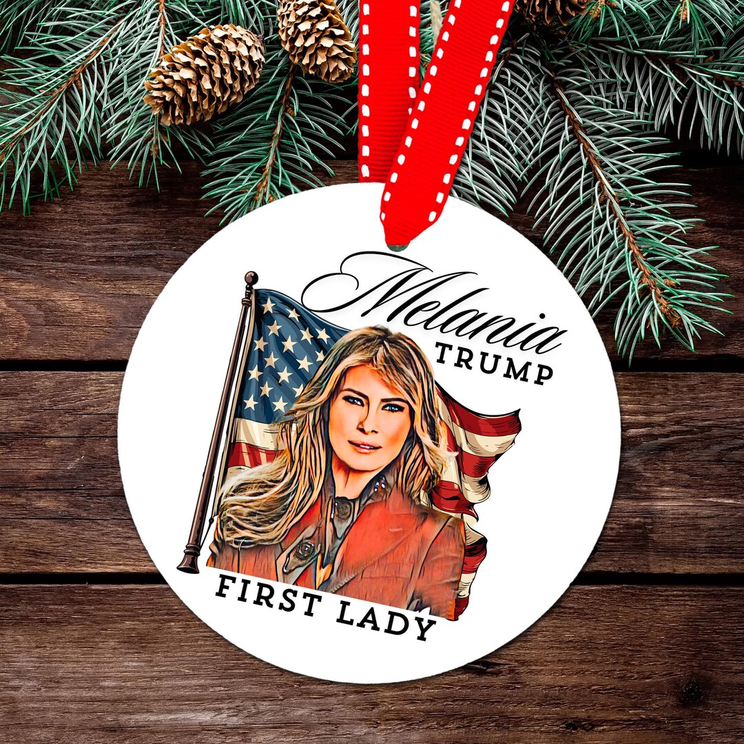 Melania Trump Christmas Ornament 2024, Melania Trump Gifts, First Lady
