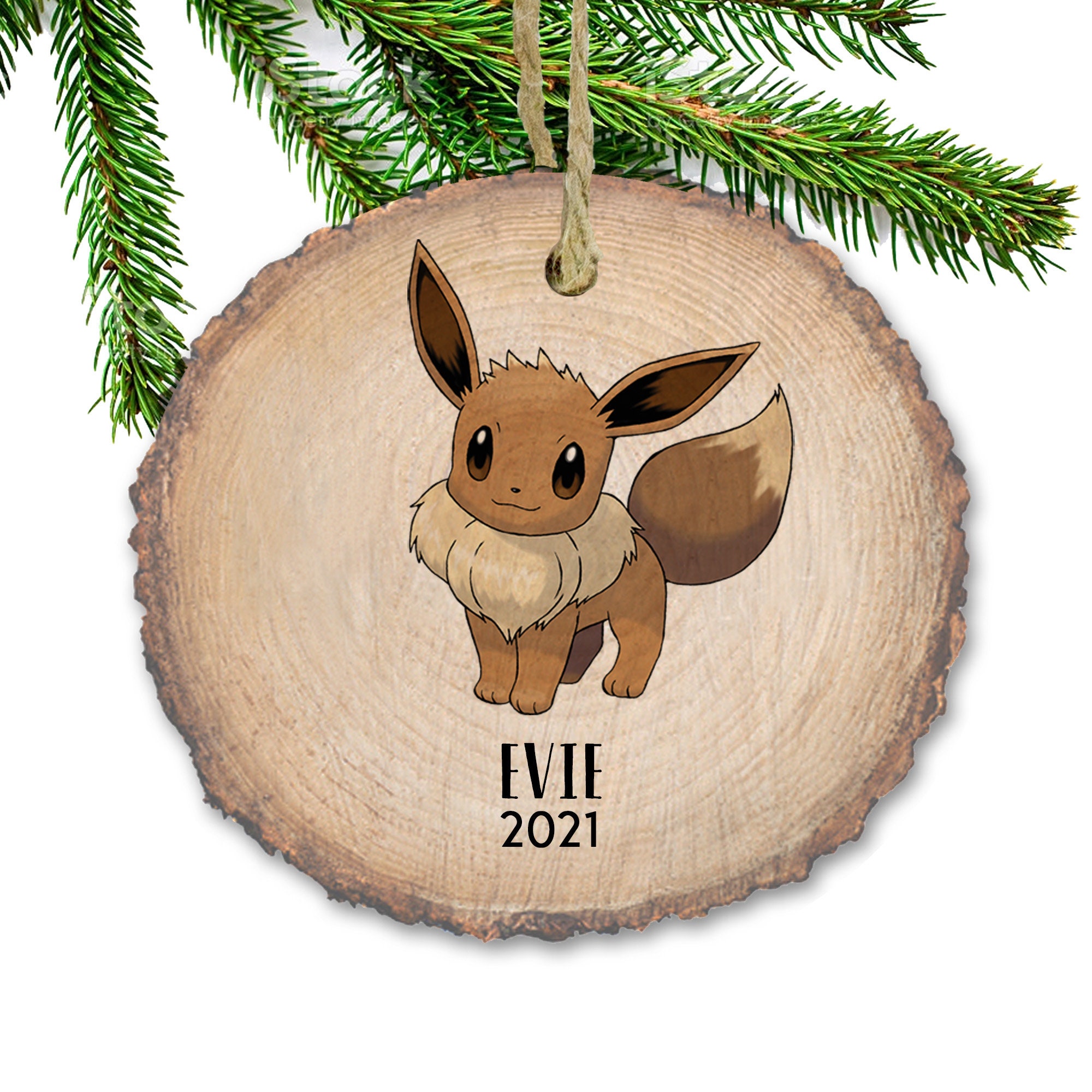 Umbreon Espeon Eevee Evolution Pokemon Love You To The Moon And Back  Personalized 2023 Holiday Merry Christmas Decorations Ornament - Limotees