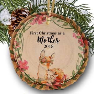 First Christmas as a Mother Ornament New Mom Christmas Ornament Girl New Mommy Ornament Girl Keepsake New Parents Ornament New Mother Gift