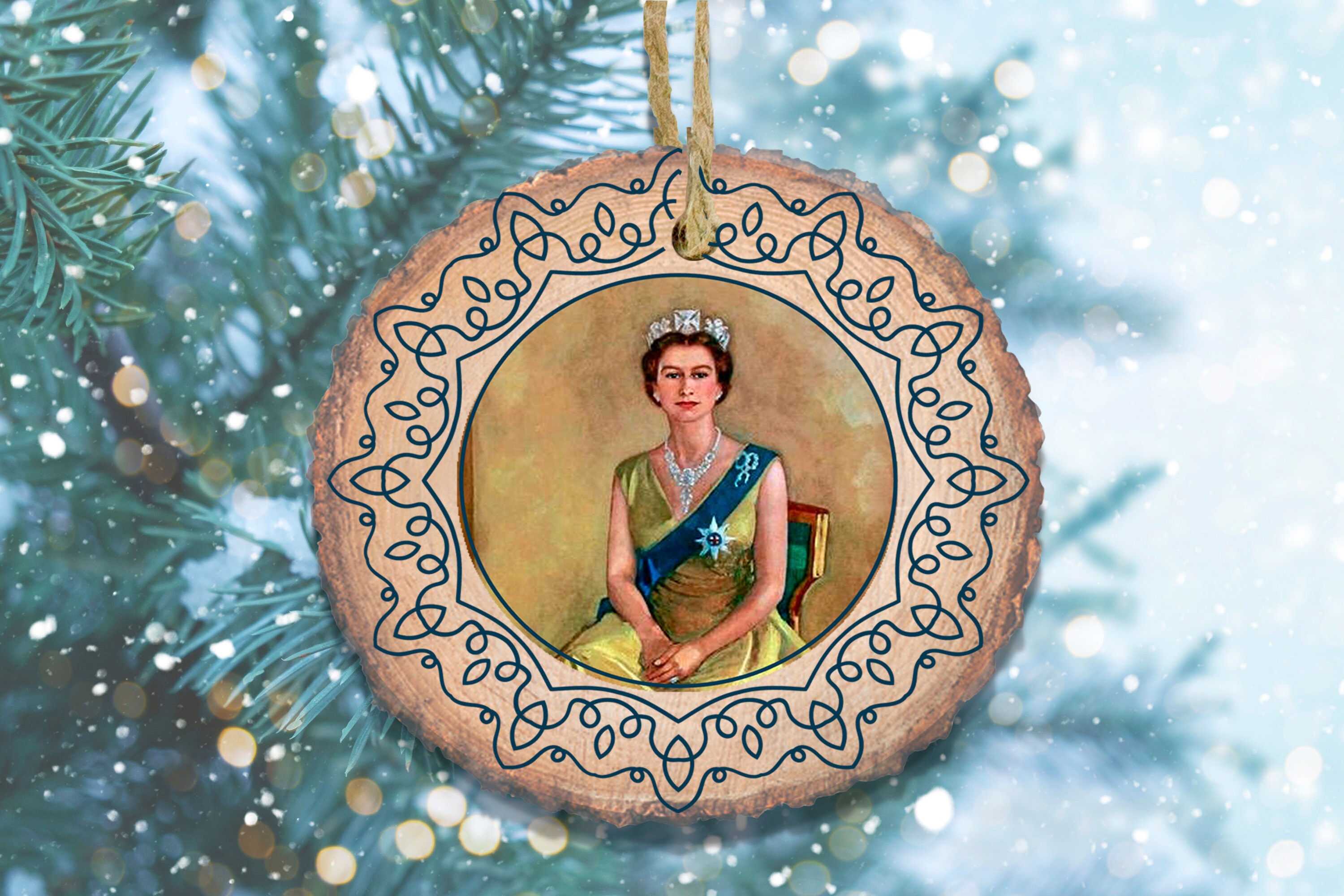 Queen Elizabeth Ornament Royal Family Queen Elizabeth Ii Etsy