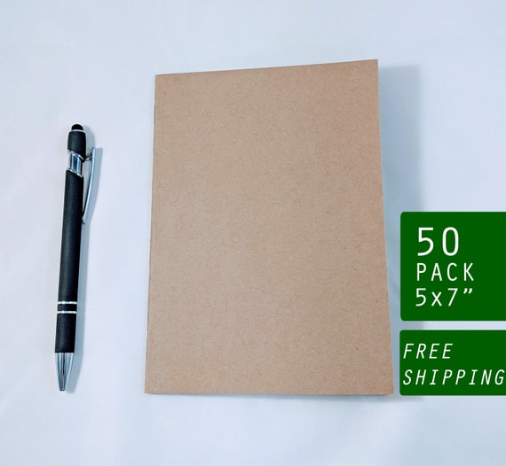Bulk Kraft Notebooks 5 x 7 Inch Journals Sketchbook Kraft Etsy