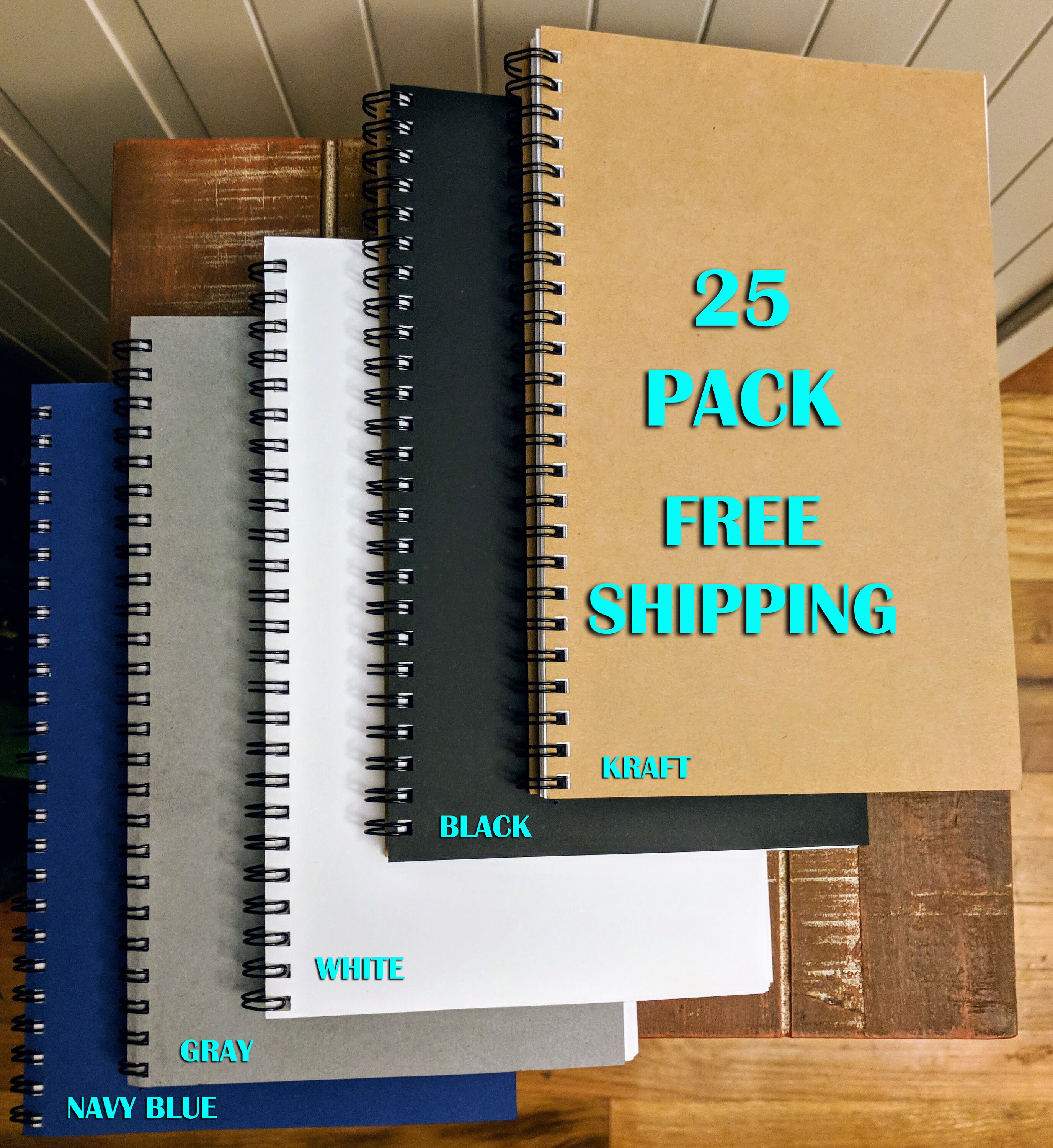 Bulk Wire Bound Notebooks 5.5 x 8.5 Inch Journals Etsy