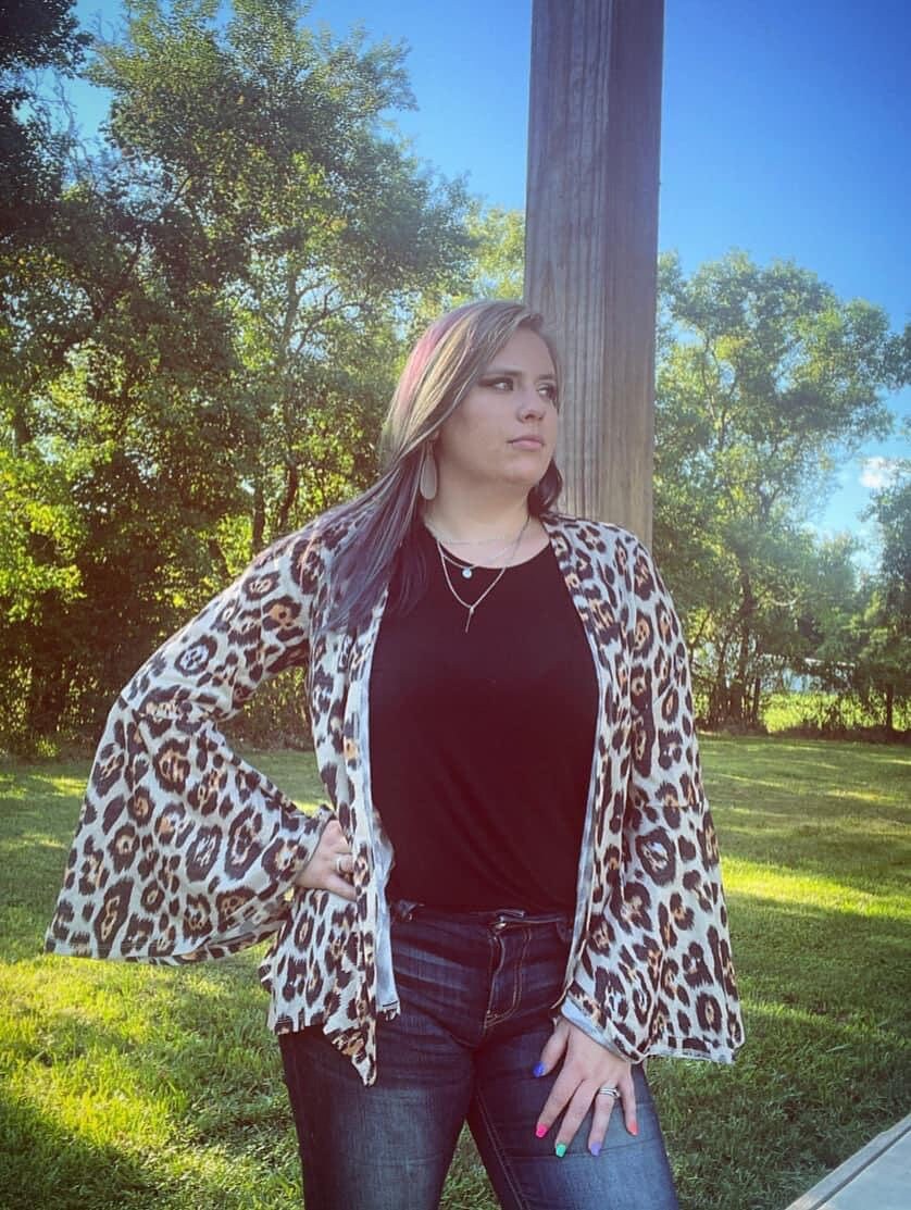 Leopard Sparkle Cardigan - Etsy