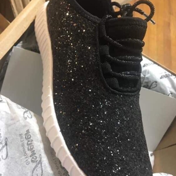 Sequin Tennis Shoes Etsy