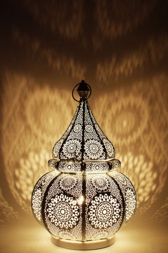 moroccan lantern table lamp