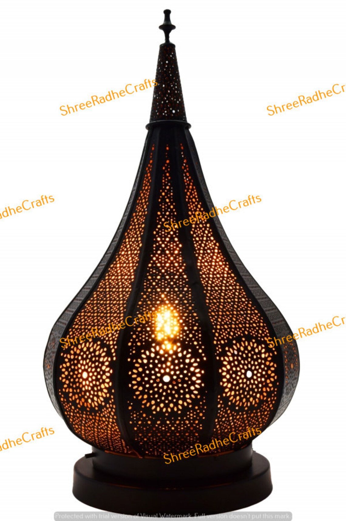 Moroccan Lamps Vintage Handmade Turkish Lamp Lantern Table Etsy