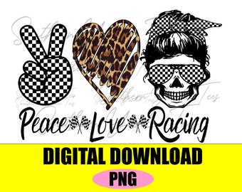 Download Peace Love Racing Etsy