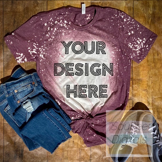 bella canvas bleached shirts